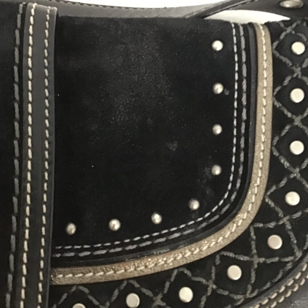 Coach Soho Signature Black Crossbody Shoulder Bag - Picture 13 of 14